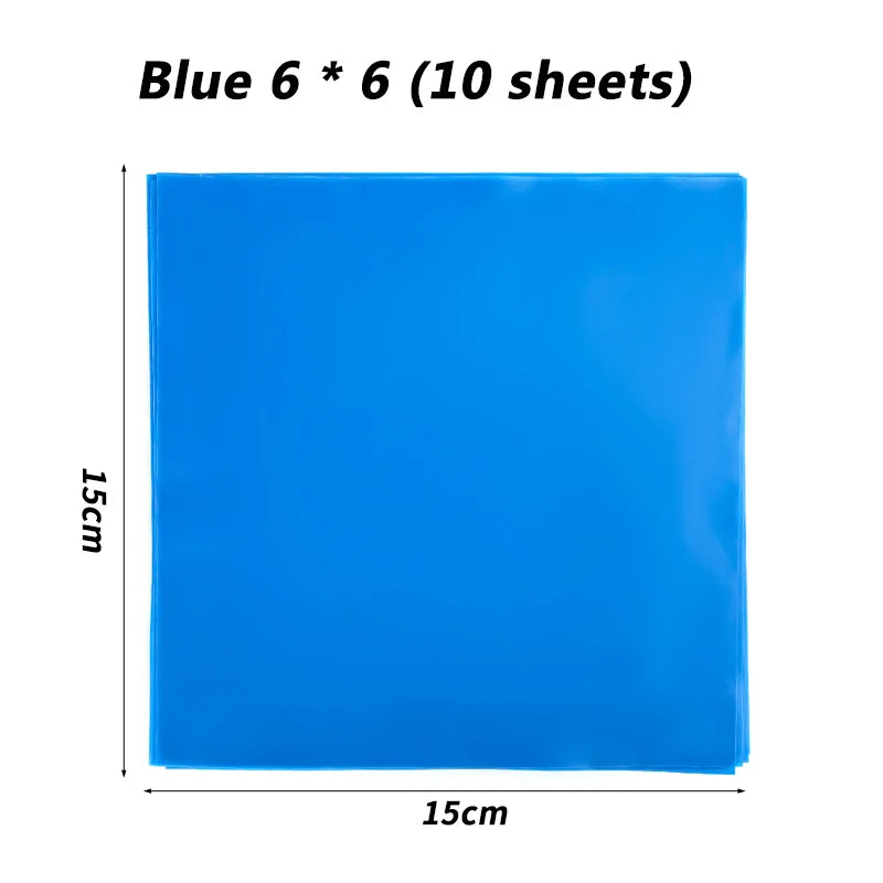 Natural Latex Rubber Dam Sheets (10-Pack)