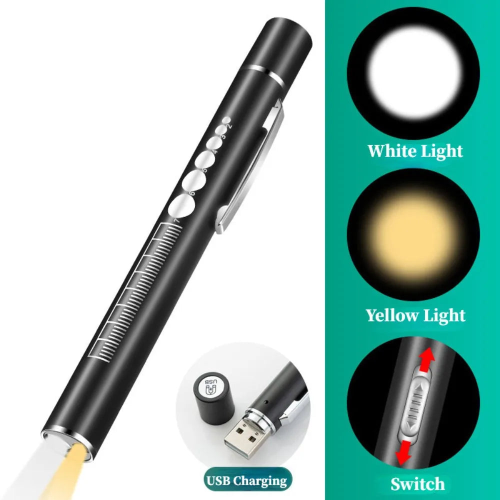 Clinical Pupil Diagnostic Assessment Penlight (rechargeable)