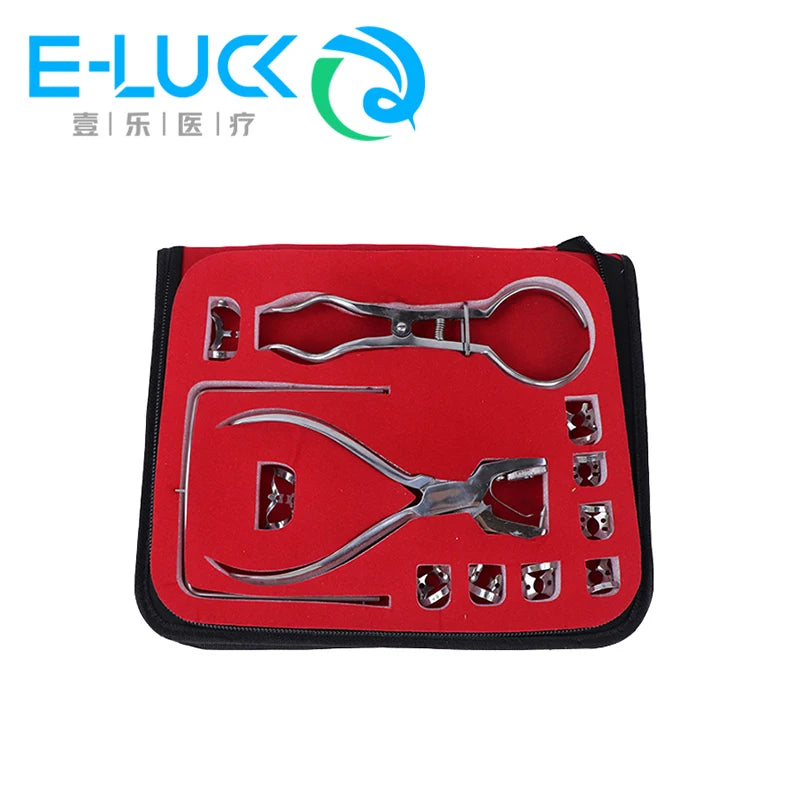 Rubber Dam Starter Kit (12-Piece, with Clamps)
