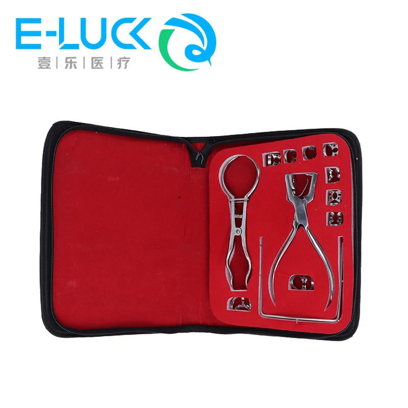 Rubber Dam Starter Kit (12-Piece, with Clamps)