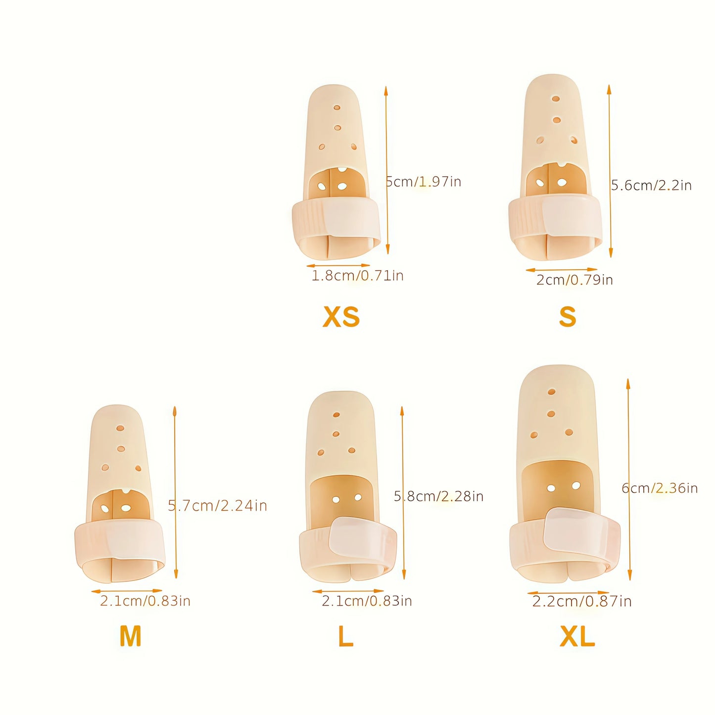 Adjustable Finger Splints (5-Pack)