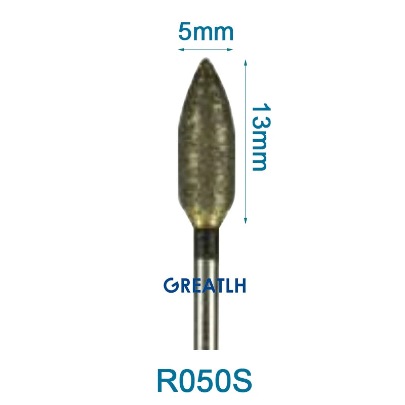 Fully Sintered Diamond Burs (HP Shank, Mixed Grit Set)