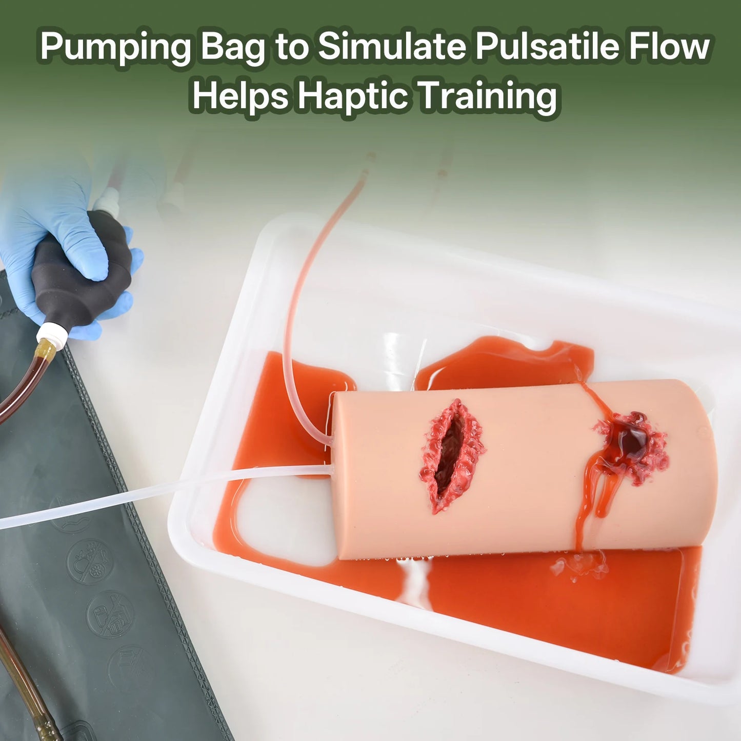 2-in-1 Wound Packing Trainer (Gunshot & Laceration)