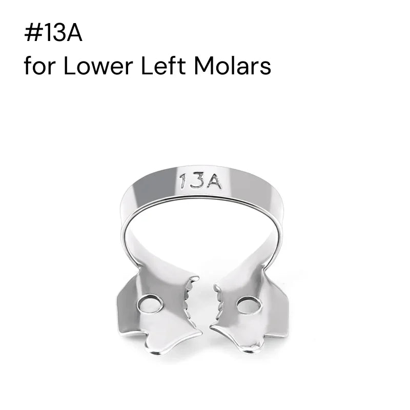 Stainless Steel Rubber Dam Clamps