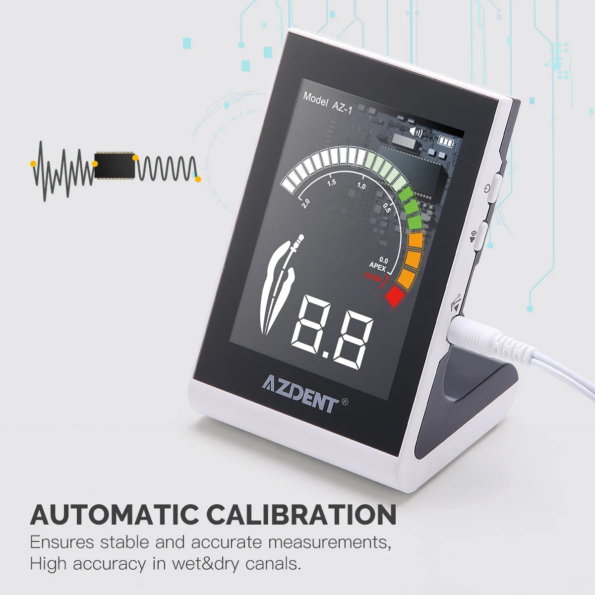 AZDENT Cordless Endo Motor with Apex Locator
