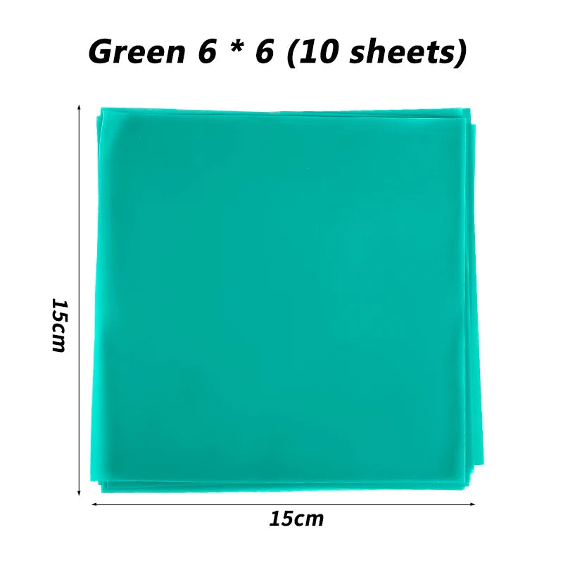 Natural Latex Rubber Dam Sheets (10-Pack)