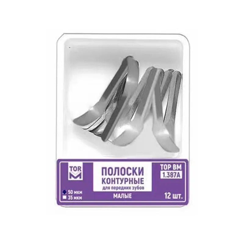 12pcs/30pcs/box Dental Twin-Sided Anterior Matrix Systems for Proximal Restoration Large & Small Sizes for Composite Filling