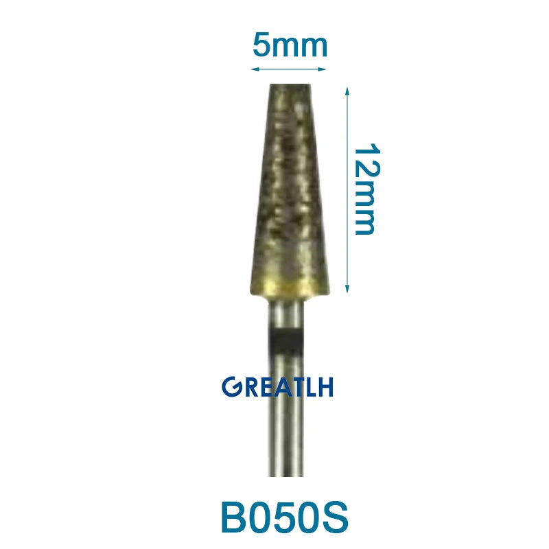 Fully Sintered Diamond Burs (HP Shank, Mixed Grit Set)