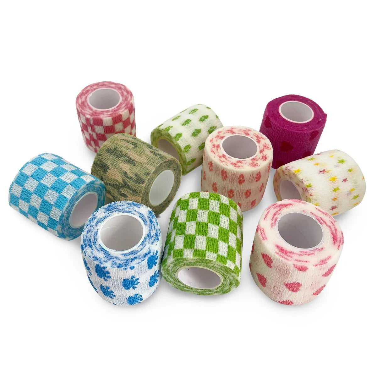 Colourful Self-Adhesive Sports Wrap Tape