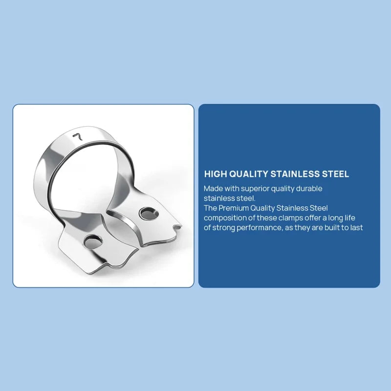 Stainless Steel Rubber Dam Clamps