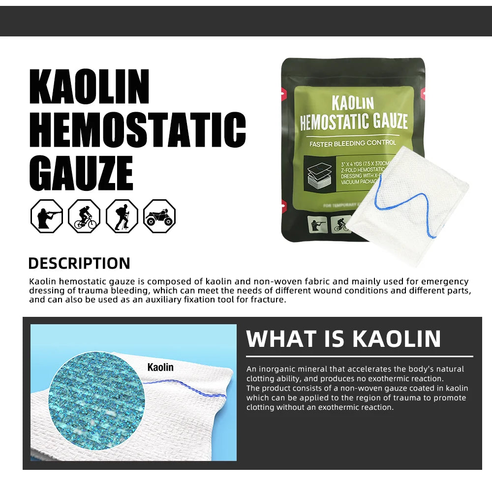 Z-Fold Hemostatic Practice Gauze (370cm)