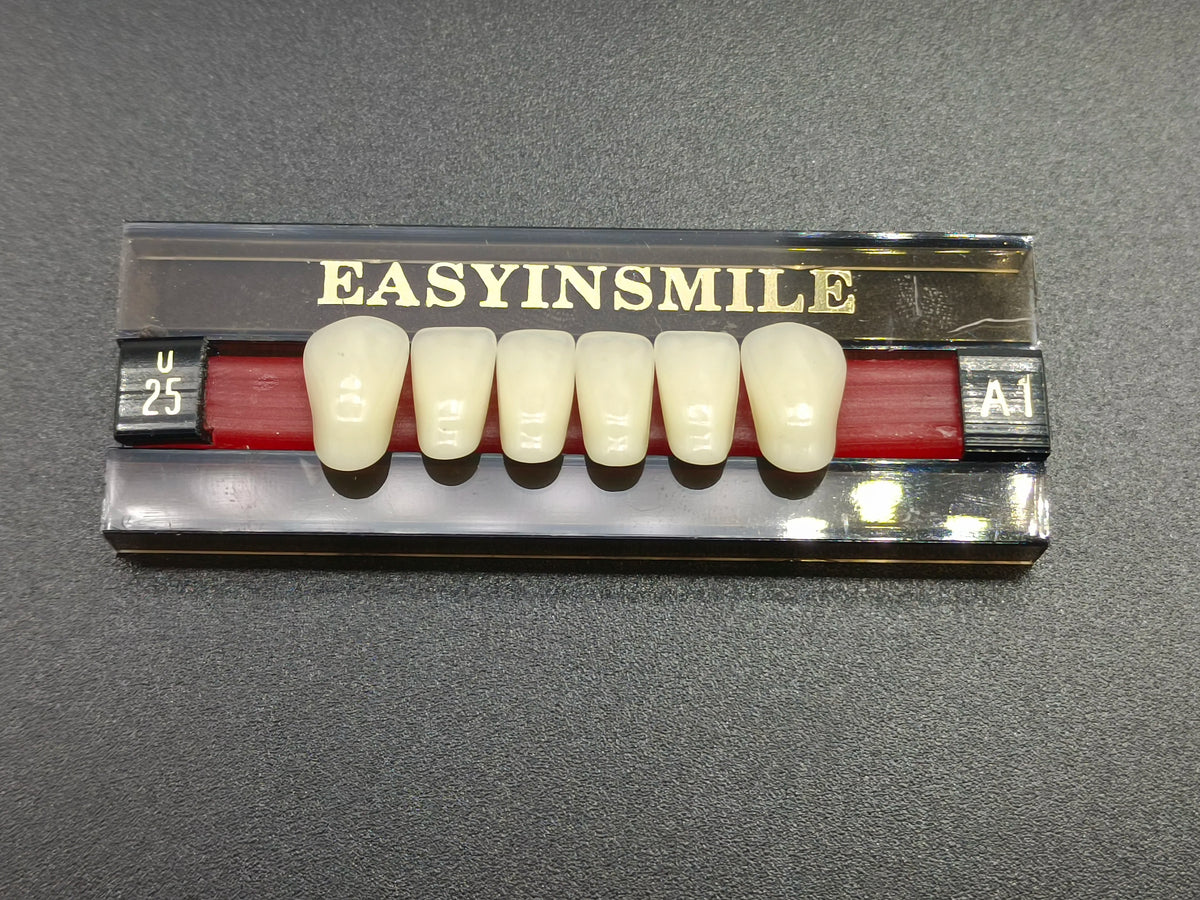 Acrylic Denture Teeth Set (Shades A1–D4, Upper/Lower)