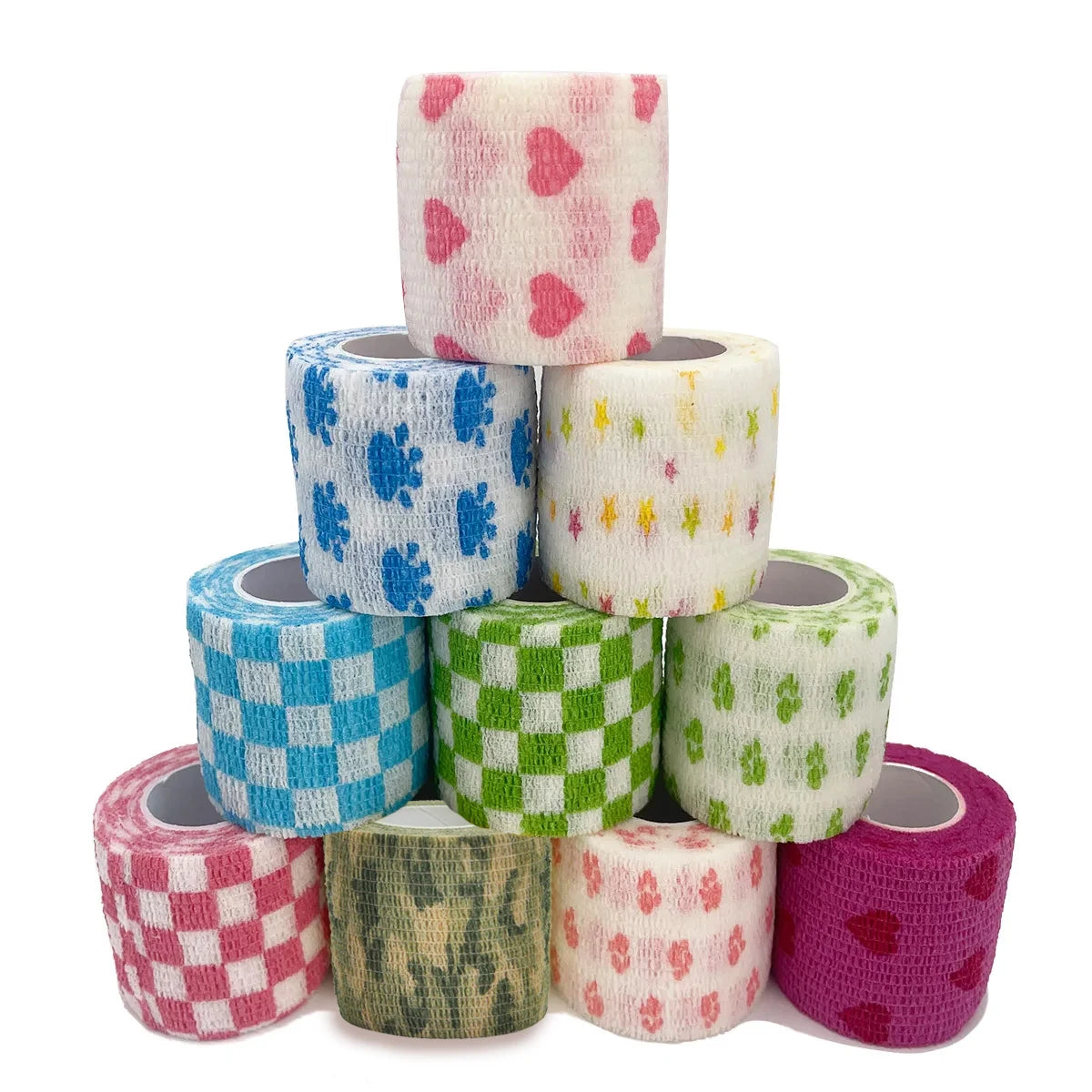 Colourful Self-Adhesive Sports Wrap Tape