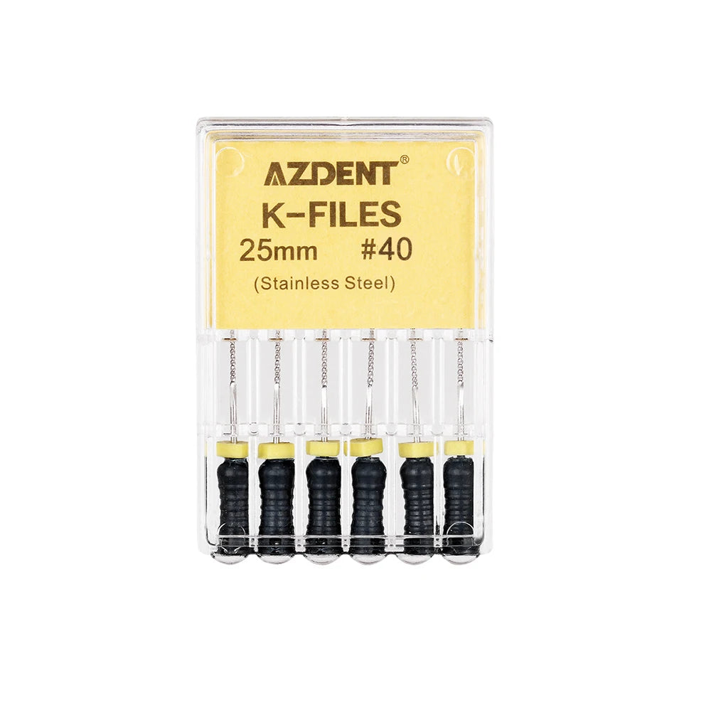 AZDENT K-Files (21/25/31mm, 6-Pack)