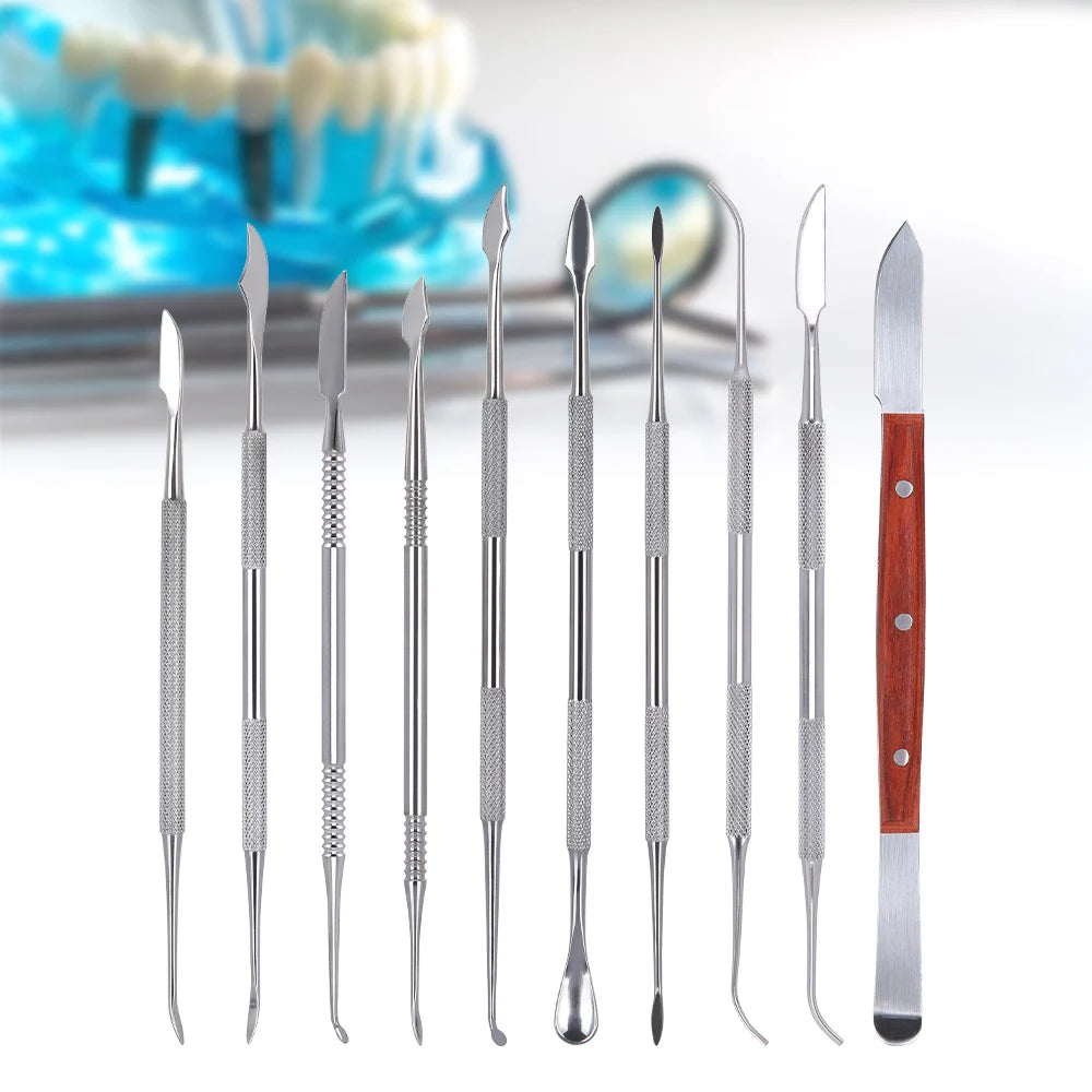 Wax Carving & Plaster Spatula Set (10-Piece)