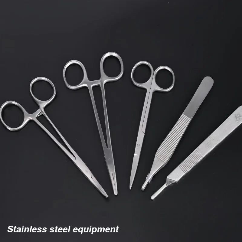 17Pcs/set Skin Suture Kit Surgical Skin Operate Suture Teaching Equipment MedicalStudents Surgical Suture Practice Training Kit