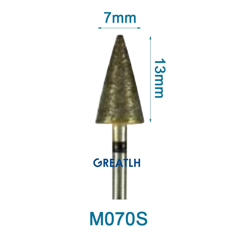 Fully Sintered Diamond Burs (HP Shank, Mixed Grit Set)