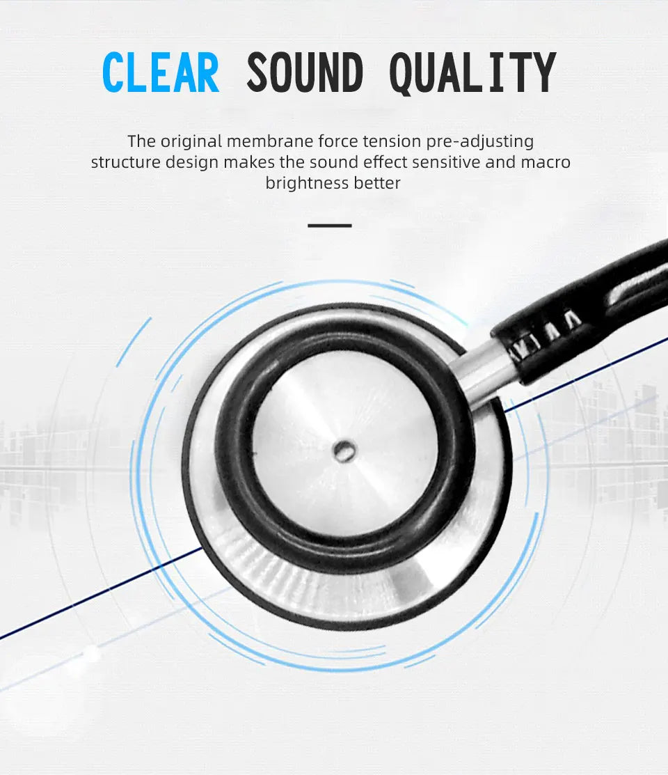 Professional Clinical Dual-Head Stethoscope