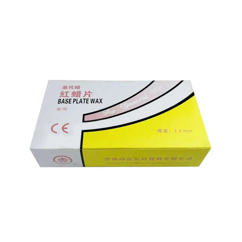 Dental Base Plate Wax Sheets (1.3mm, Red)
