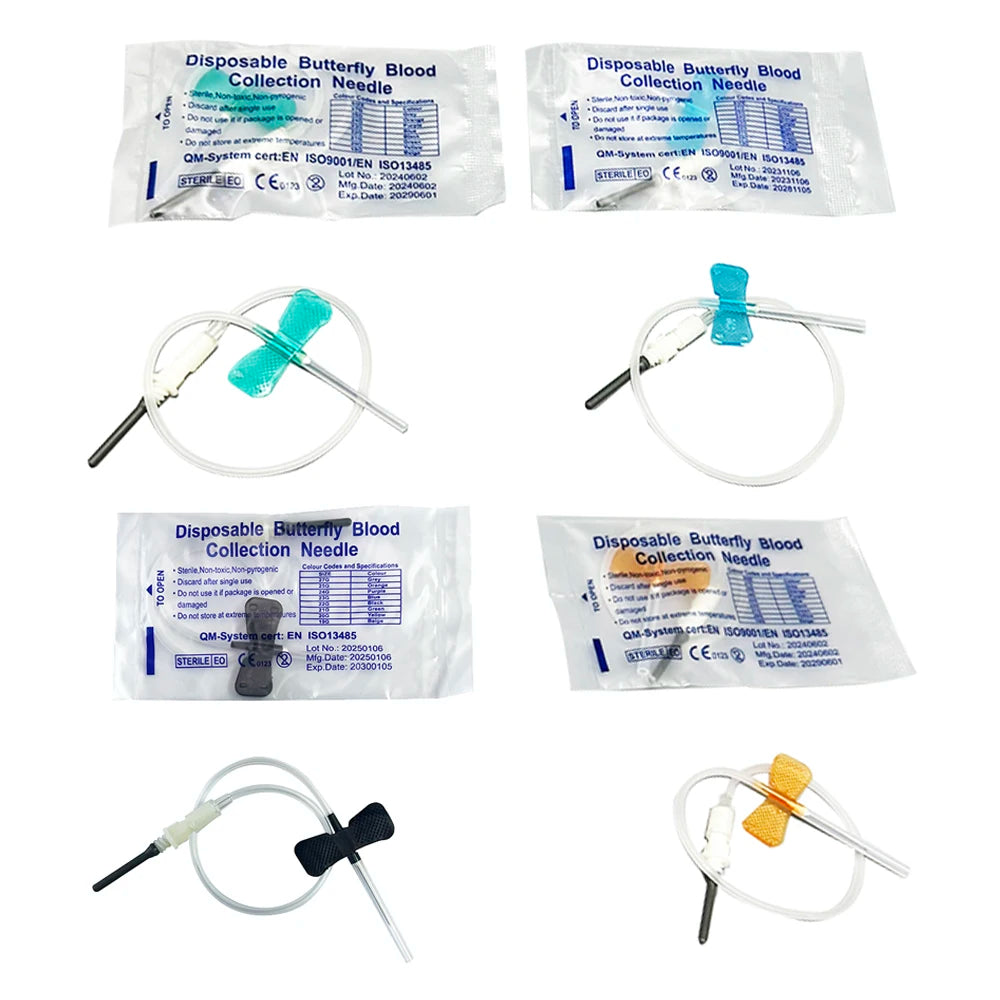 Preclinical Simulation Butterfly Blood Collection Needle Set (50-Pack)