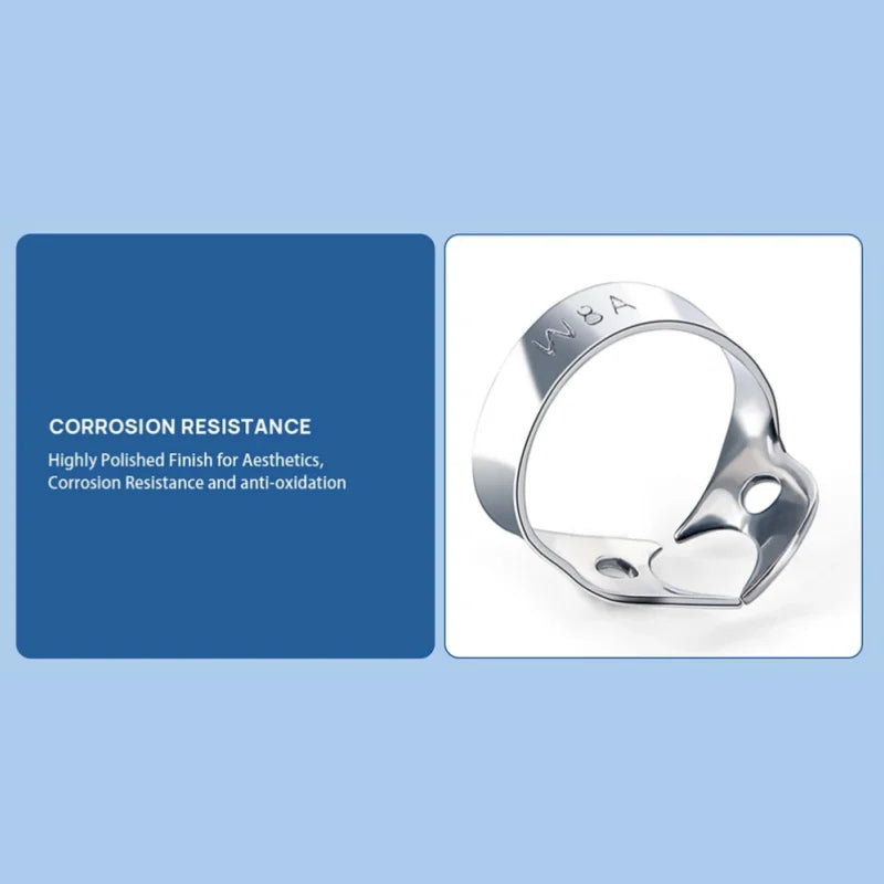 Stainless Steel Rubber Dam Clamps