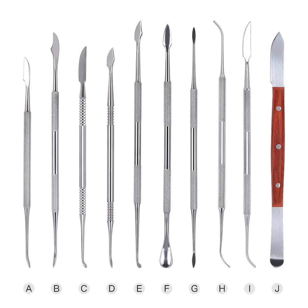 Wax Carving & Plaster Spatula Set (10-Piece)