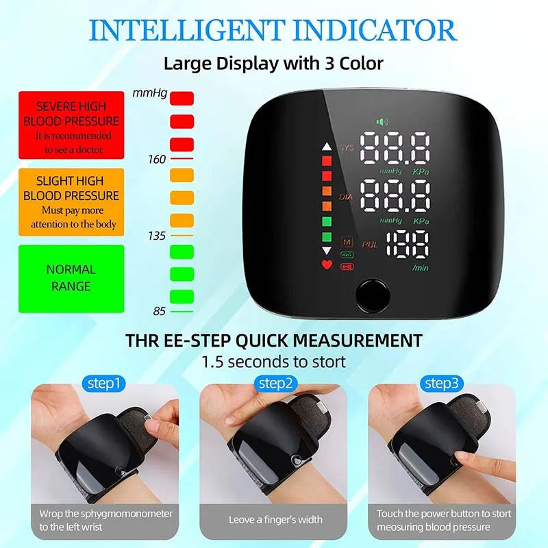 Digital Wrist Blood Pressure Monitor (OSCE Revision Trainer) (rechargeable)