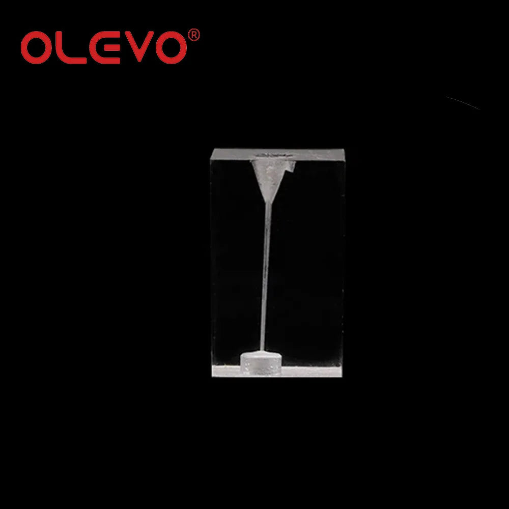 OLEVO Endo Teeth Dental Root Canal Practice Block Study Model RCT Pulp Cavity Training Clear Resin Demo Student Study Teaching