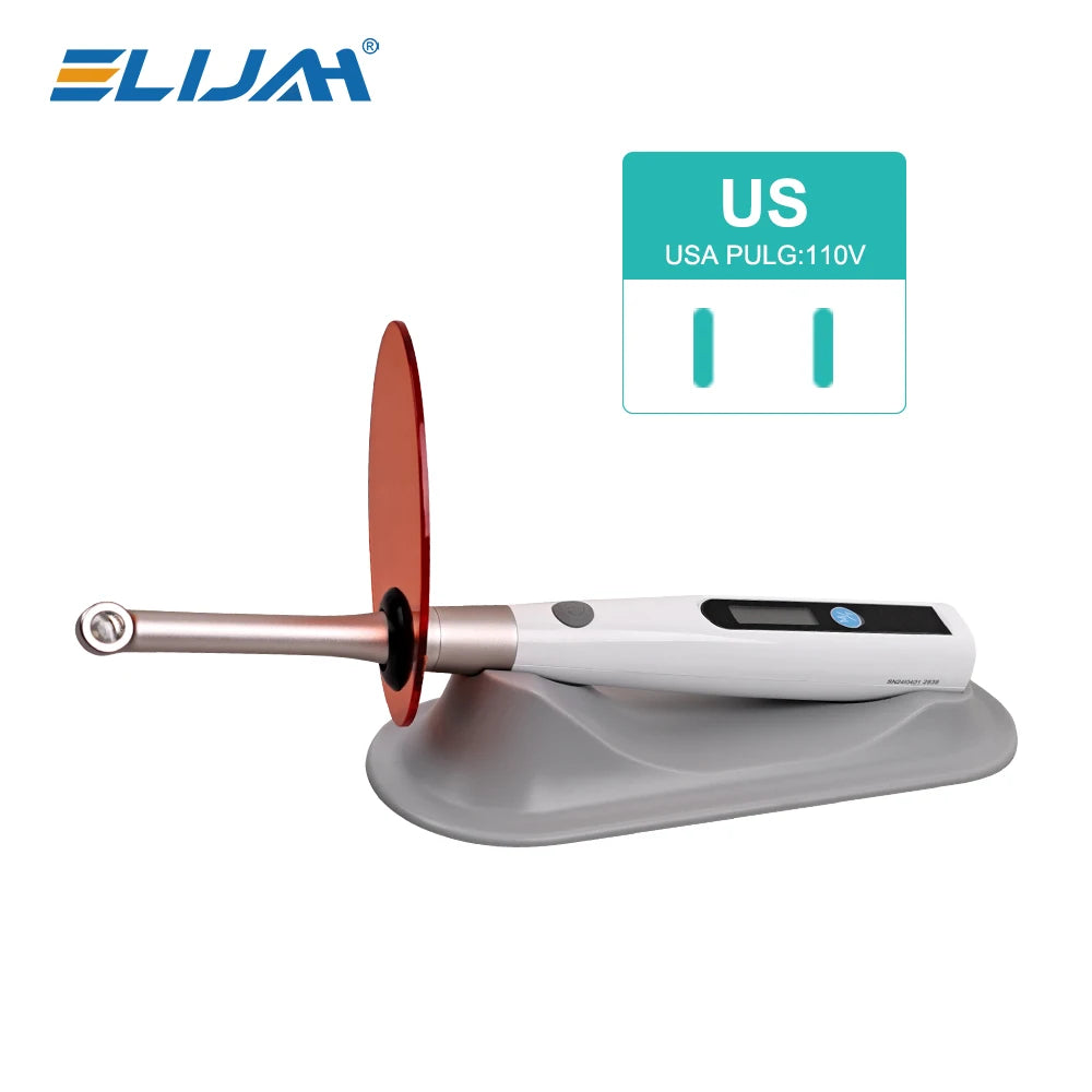 Dental Curing LED Lamp Wireless 1 Second Cure Light 800-1400mw/cm² Dentistry Equipment