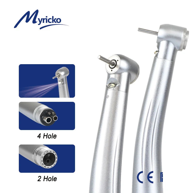 High-Speed Straight Handpiece (LED, 2/4-Hole)