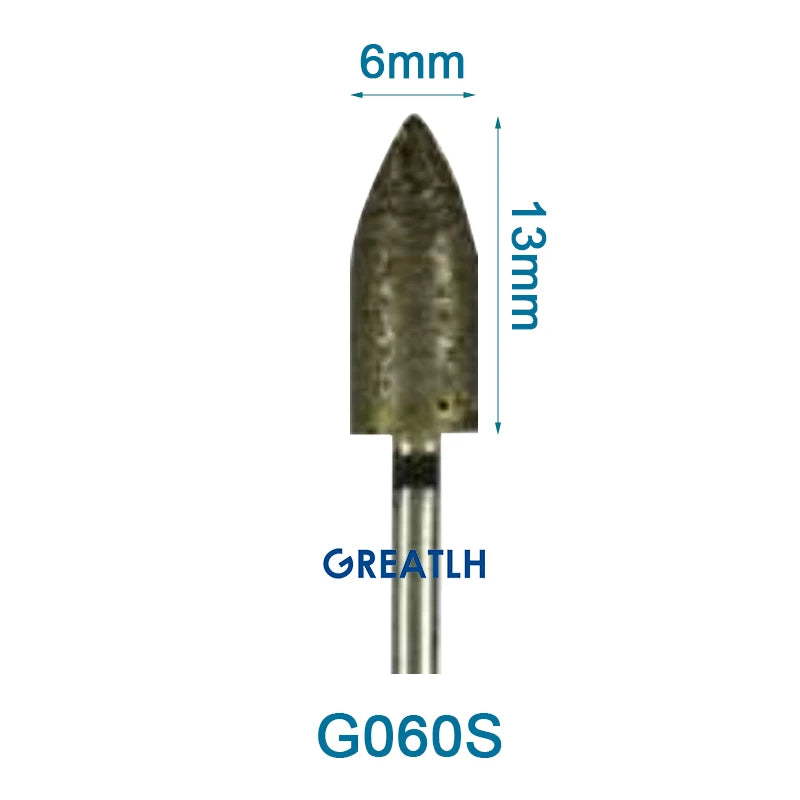 Fully Sintered Diamond Burs (HP Shank, Mixed Grit Set)
