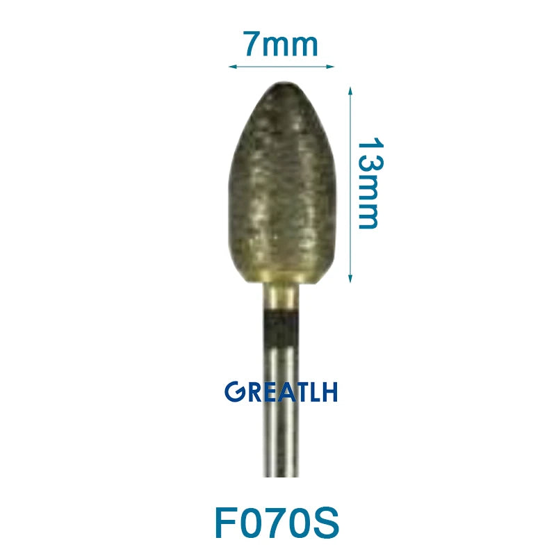 Fully Sintered Diamond Burs (HP Shank, Mixed Grit Set)