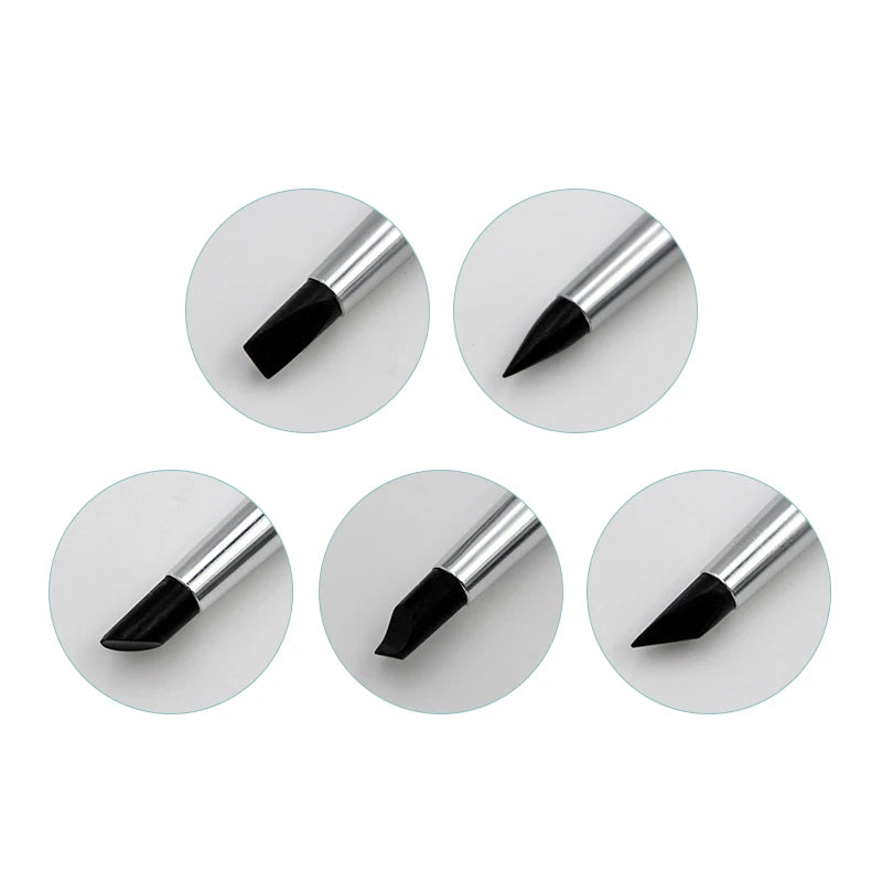 5Pcs Dental Resin Silicone Shaping Pen Brush Art Brush Dentistry Composite Cement Porcelain Teeth Shaping DIY Drawing Tool