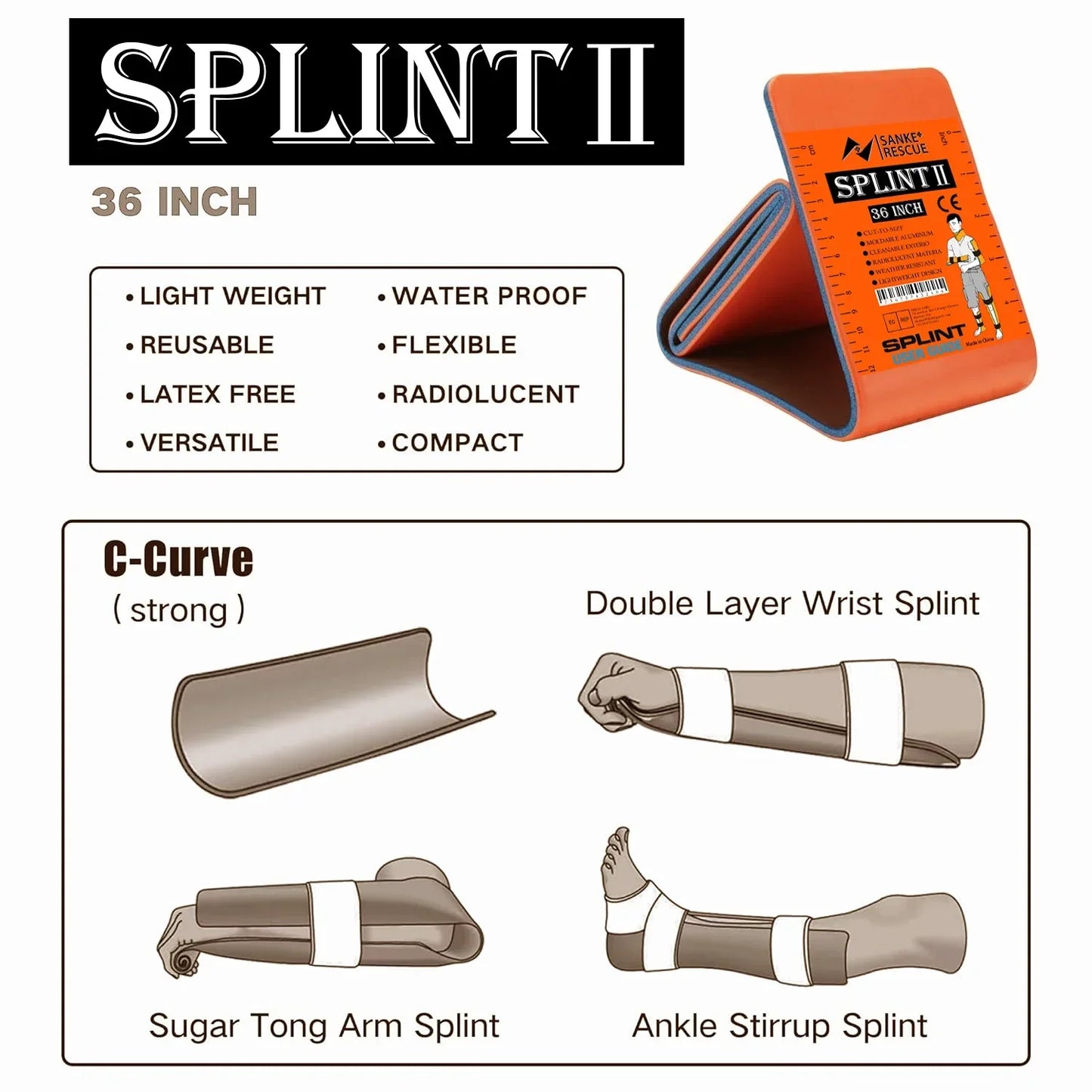 Moldable Wrist & Thumb Training Splint