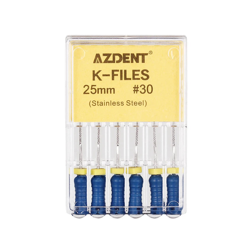 AZDENT K-Files (21/25/31mm, 6-Pack)