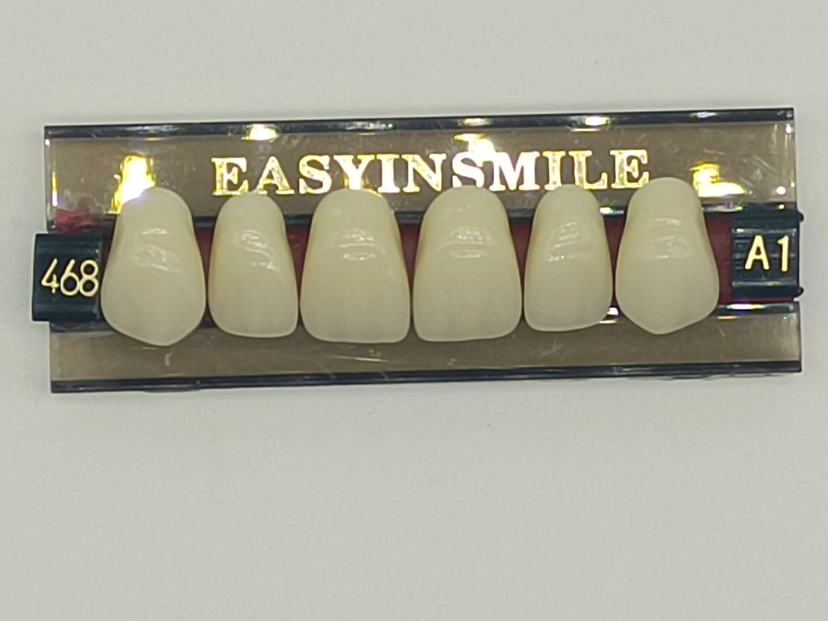 Acrylic Denture Teeth Set (Shades A1–D4, Upper/Lower)