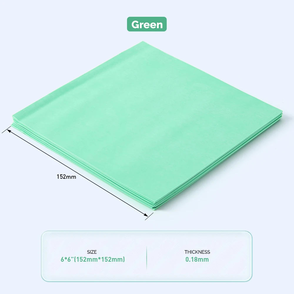 AZDENT Latex Rubber Dam Sheets (36-Pack, 6x6")