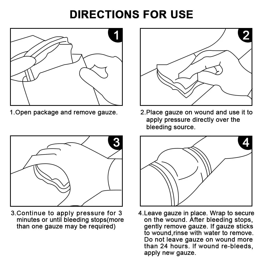 Z-Fold Hemostatic Practice Gauze (370cm)
