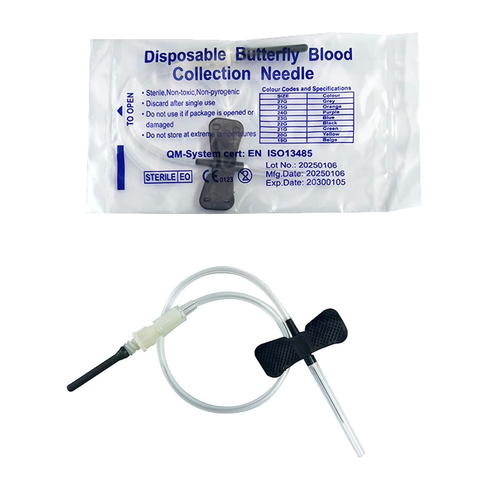 Preclinical Simulation Butterfly Blood Collection Needle Set (50-Pack)