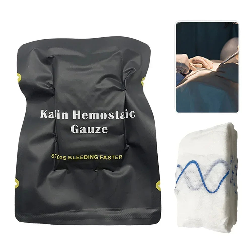 Compressed Hemostatic Practice Gauze (100cm)