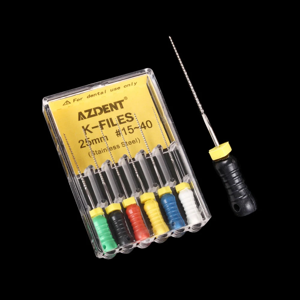 AZDENT K-Files (21/25/31mm, 6-Pack)