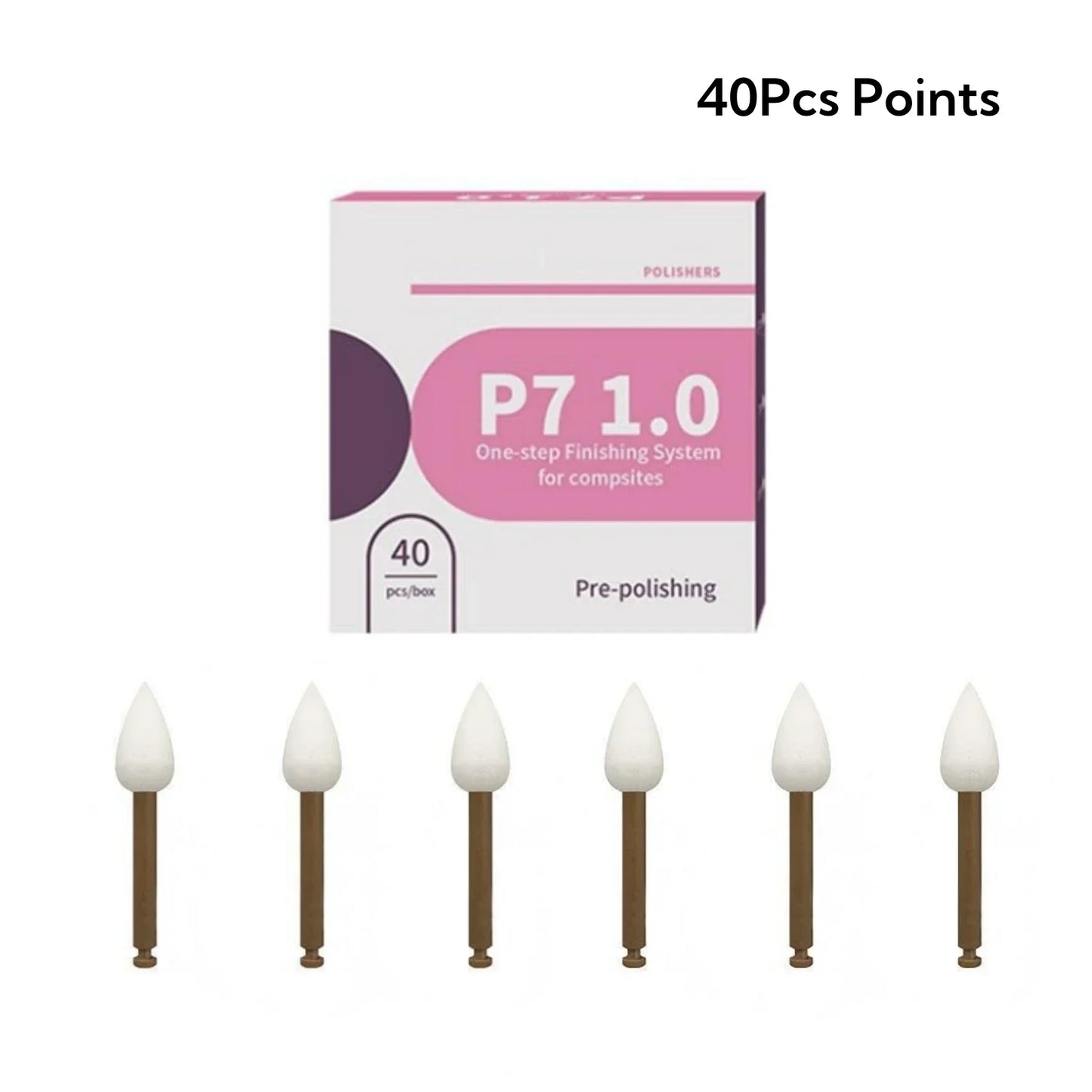 Composite Polishing Kit (40-Piece, RA Shank)