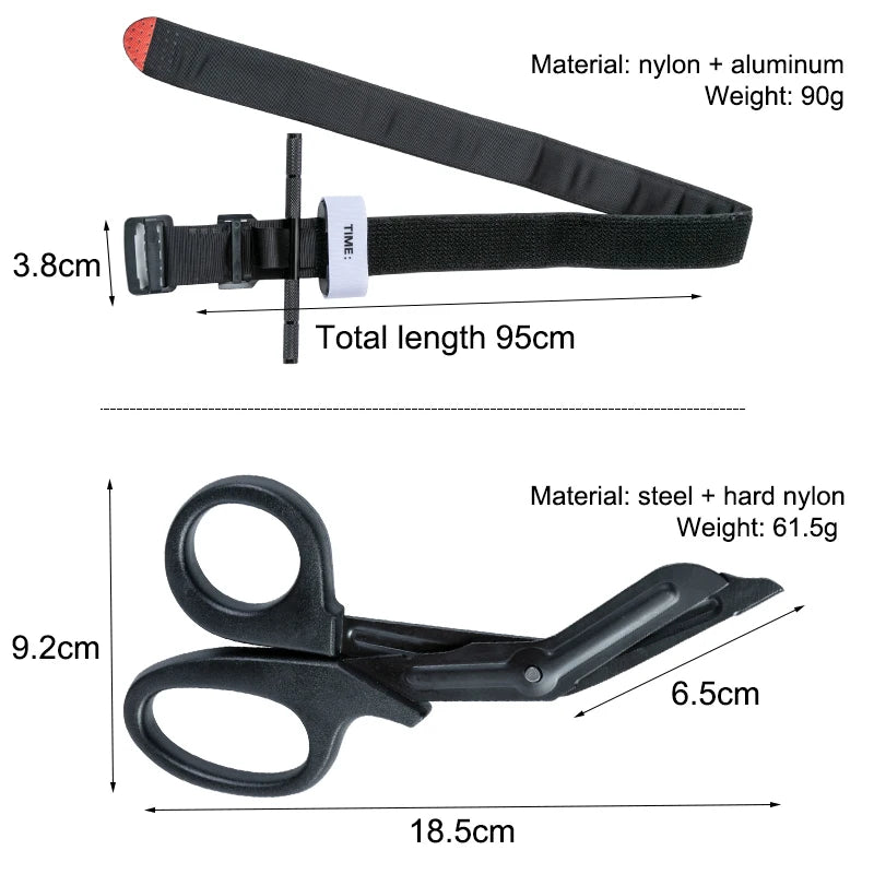 Reinforced Tourniquet (Aluminium Rod, 95cm)