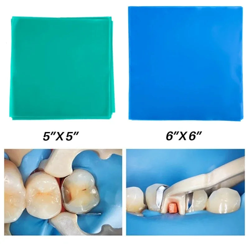 Natural Latex Rubber Dam Sheets (10-Pack)