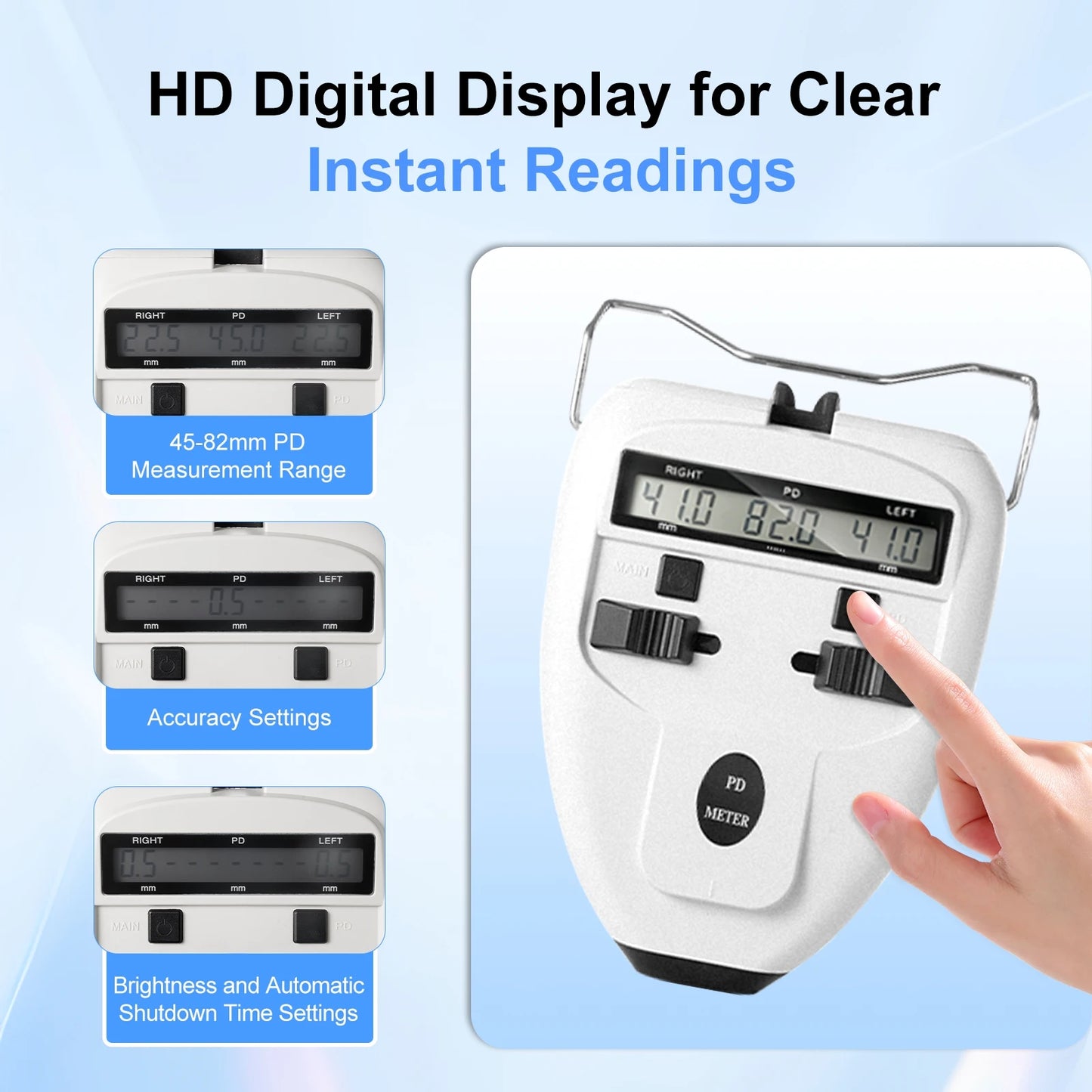 Advanced Rechargeable Optical Pupilometer (CP32BT Digital Slide)
