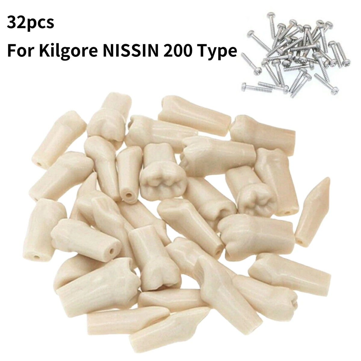 Dental Teeth Model Replacement Typodont Screw-in Teeth fit NISSIN 500/200 Type Models Resin Denture Removeable Dentist Training