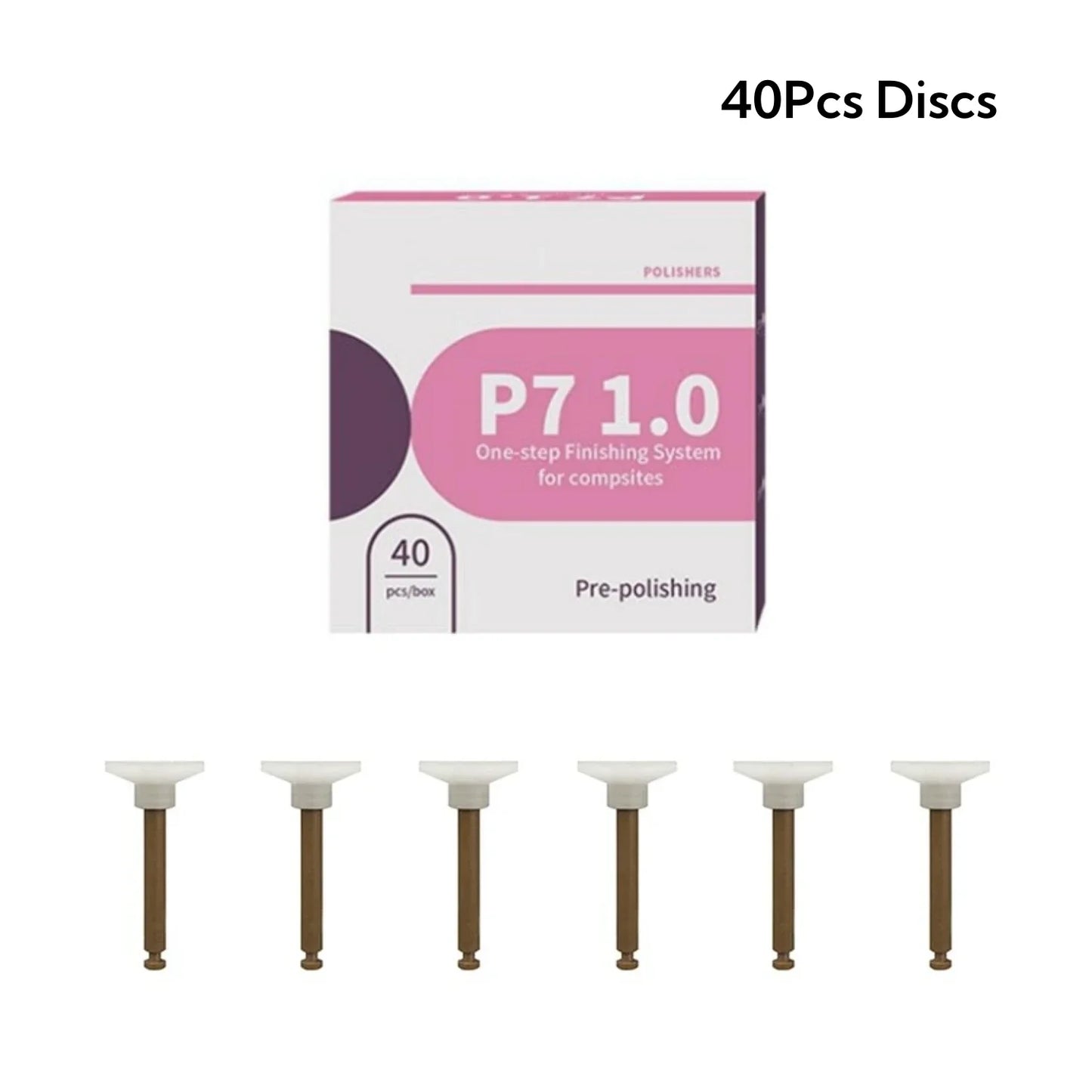Composite Polishing Kit (40-Piece, RA Shank)