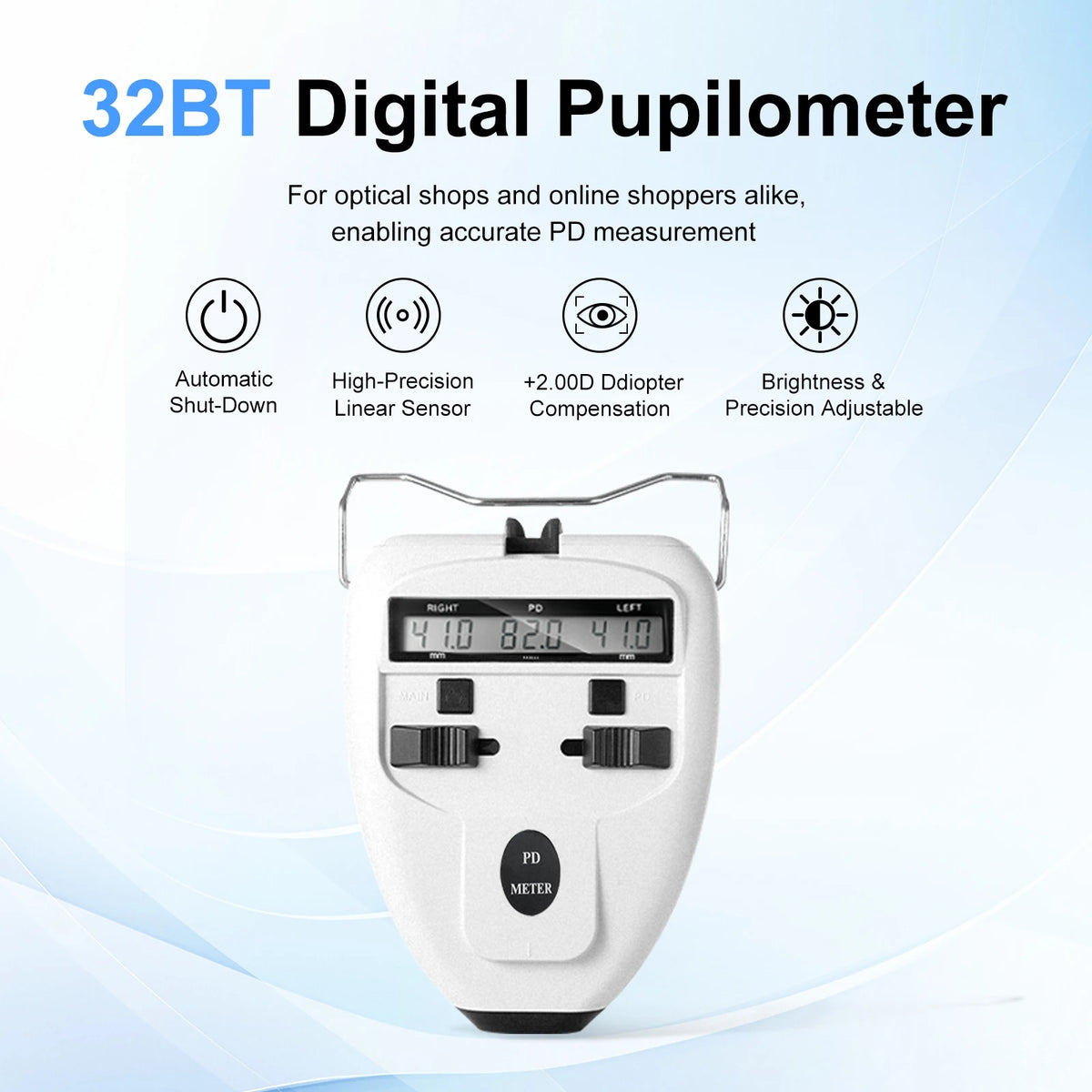 Advanced Rechargeable Optical Pupilometer (CP32BT Digital Slide)