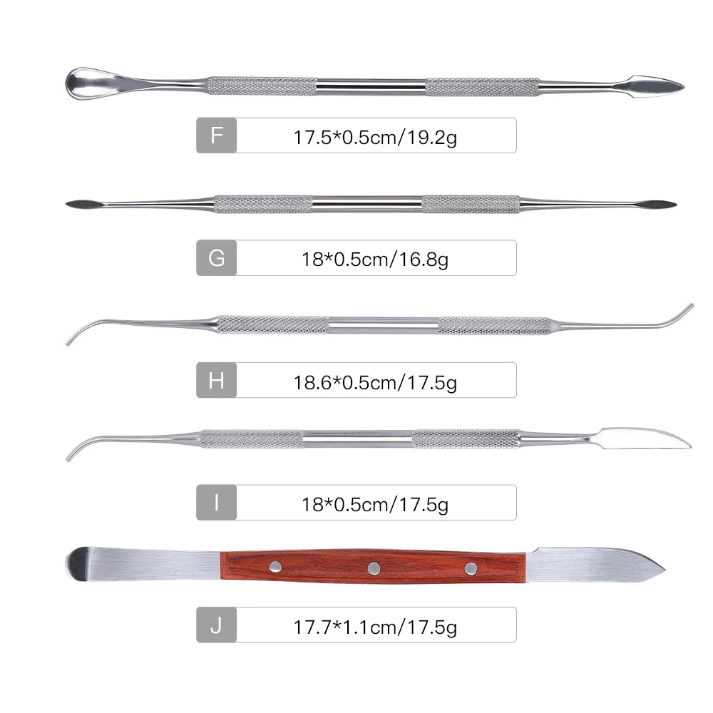 Wax Carving & Plaster Spatula Set (10-Piece)