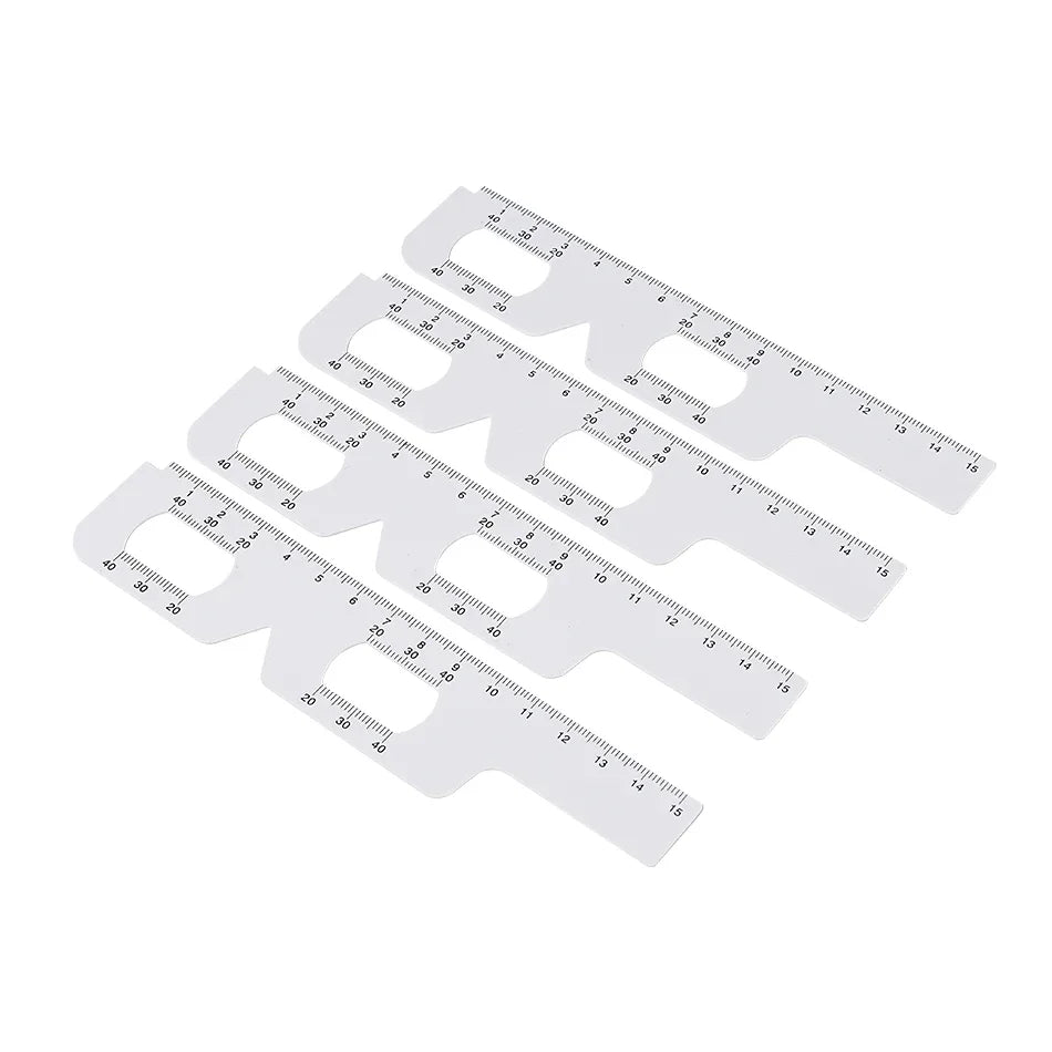 Preclinical PD (Pupillary Distance) Rulers & Occluder Set (5Pcs)